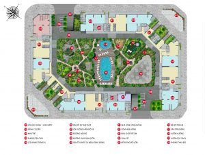 Sơ đồ vị trí nhà trẻ dự án chung cư The Emerald CT8 Mỹ Đình