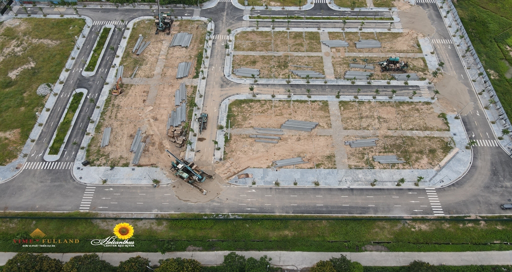 tiến độ thực tế Dự án Vimefulland Đông Anh