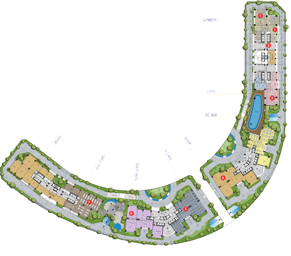 Tiện ích Tanangf 1 Sunshine City Ciputra