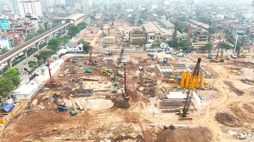 Tiến Độ Xây Dựng Vi Trí Dự Án Center Capital Hồ Tùng Mậu Mới Nhất